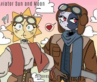 Aviator sun and moon