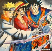 Luffy Naruto Goku