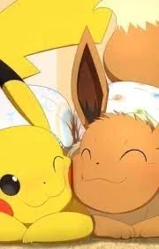 Diapered Pokemon duo