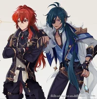 Diluc and Kaeya