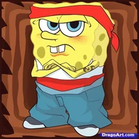 gangster spongebob