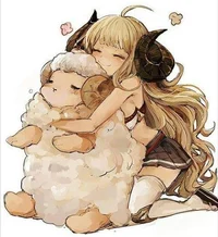 Chibi-sheep girl