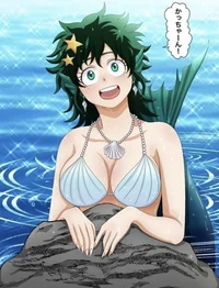 Fem mermaid Izuku