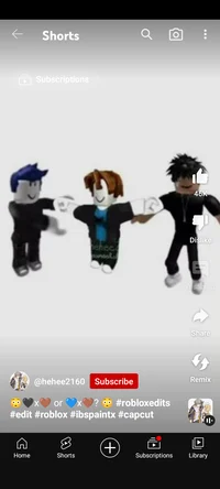Blue noob and noob 