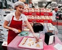 costco sample person