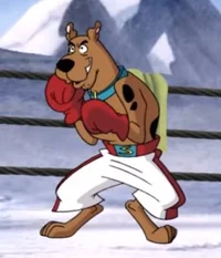 Boxing Scooby-Doo