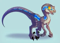 Blue El velociraptor