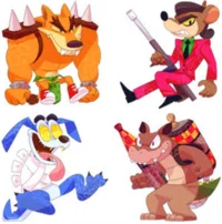 tiny pin dingo n roo