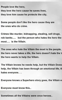 Villian x hero