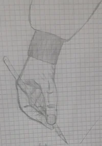 -A hand that writes-