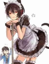 Femboy Neko Maid