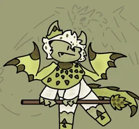 Soursopdragon cookie