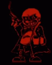 Sans with a firearm
