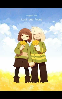 Chara and Asriel