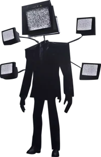 Large TV man