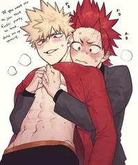 Bakugo and KIRISHIMA