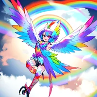 Rainbow harpie
