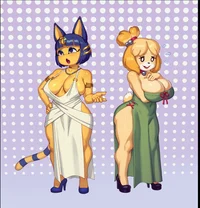 Ankha and Isabelle