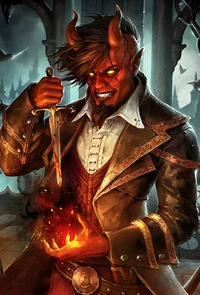 Drazion the tiefling