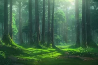 Bosque de anime