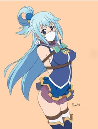 Tied and gagged Aqua