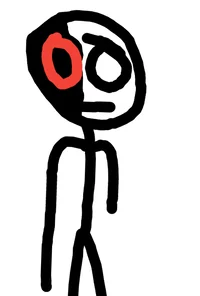 Corrupted stickman