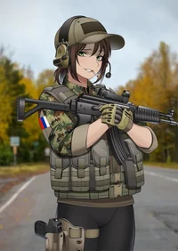 Enemy soldier female