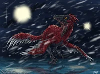 Female pyroraptor