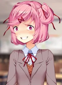 Ddlc but natsuki god