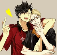 Tsukishima and Kuroo