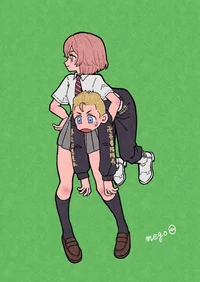 Hinata and Takemichi