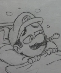 Sick luigi