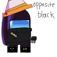 Opposite black