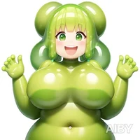 Slime girl lila