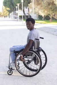 Disabled Black Guy