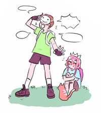 Rival duo as kids