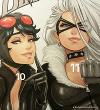 Catwoman y black cat