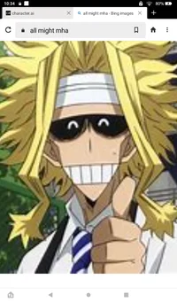 All might fighing_au