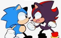 Kid Sonic and Shadow