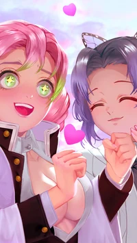 Shinobu and Mitsuri