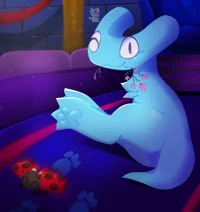 Cyan rainbow friends