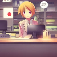Kawaii cashier