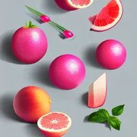 pink fruits