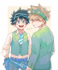 Izuku and Katsuki