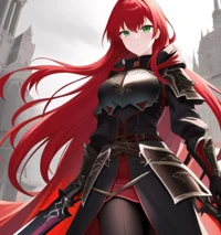 Yuna tsundere knight