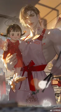 Husband and daughter