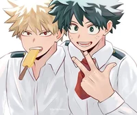 Bakugo and Deku 