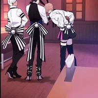 Mammon and Asmo pool