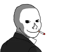 Wojak on a Suit