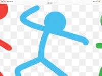 Blue Stickfigure